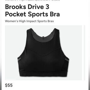 Brooks 3 Pocket Sports Bra